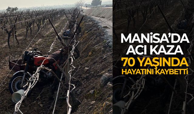 Manisa'da kaza: 70 yaşında hayatını kaybetti!