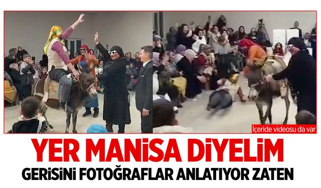 Manisa'da 'ilginç' bir kına gecesi