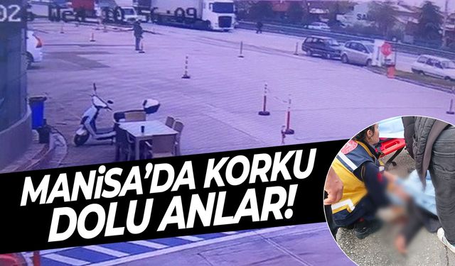 Manisa’da karşıya koşarak geçmeye çalışan yaşlı adama minibüs çarptı!