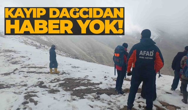 Manisa’da kayıp dağcı... Ekipler her yerde arıyor... Çevre illerden destek geldi!