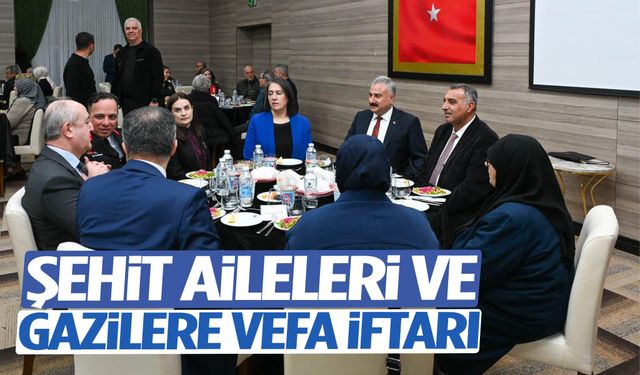 Manisa emniyetinden şehit aileleri ve gazilere vefa iftarı
