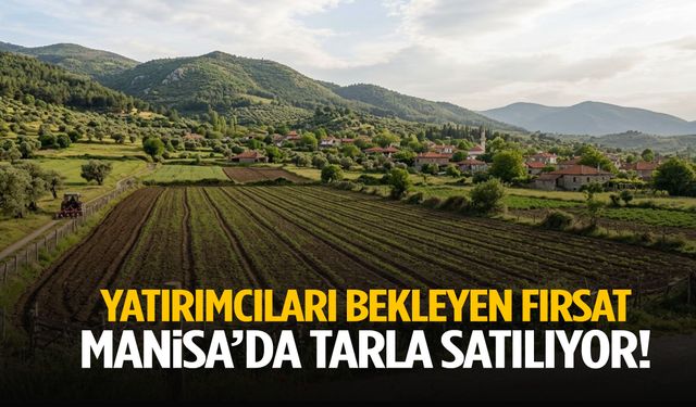 Manisa’da yatırımcıları bekleyen fırsat: Tarla satılıyor!