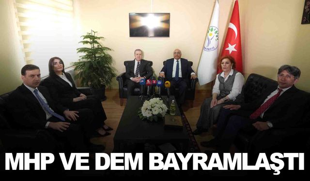 MHP ve DEM bayramlaştı… Süreç sonrası 3’üncü kez bir araya geldiler