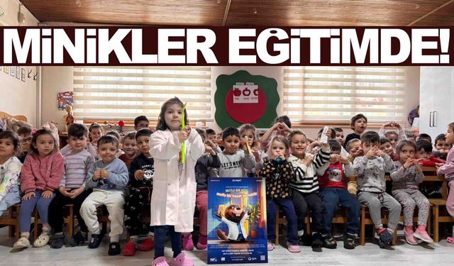 Yunusemre’de miniklere ağız ve diş sağlığı eğitimi