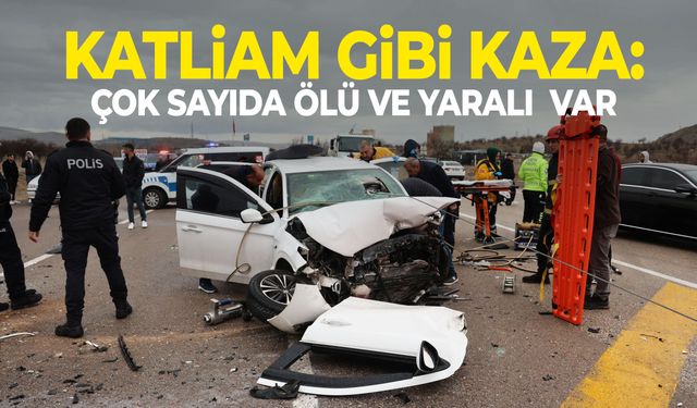 Katliam gibi kaza: Çok sayıda ölü ve yaralı var