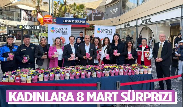 Novada AVM’den kadınlara 8 Mart sürprizi