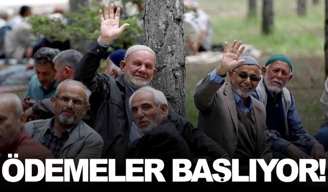 Emeklilerin beklediği haber geldi... Ödemeler bugün başlıyor!