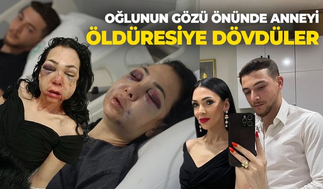 Oğlunun gözü önünde anneyi öldüresiye dövdüler! Suçları 'Küfür etmeyin' demek...