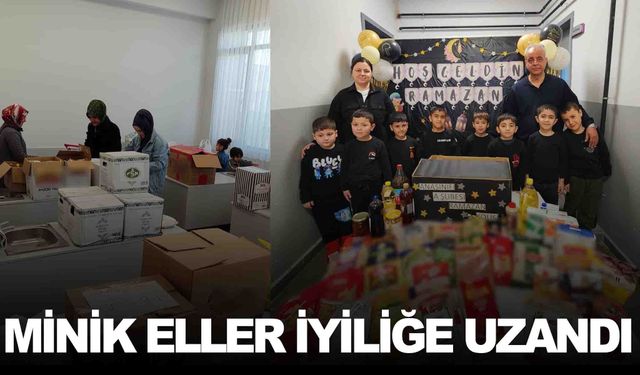 Minik eller iyiliğe uzandı