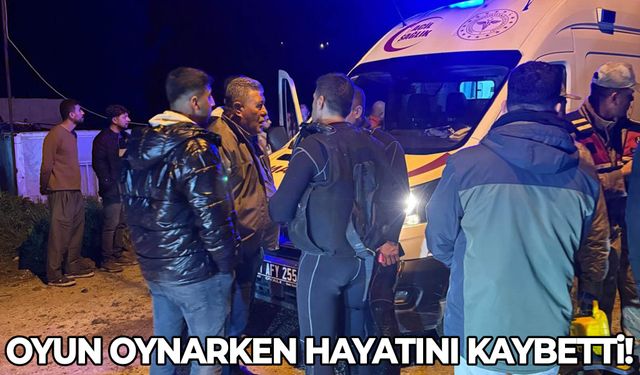 Oyun oynarken dereye düşen 4 yaşındaki çocuk öldü