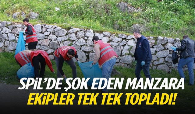 Spil Dağı’nda şok eden manzara: Ekipler tek tek topladı!
