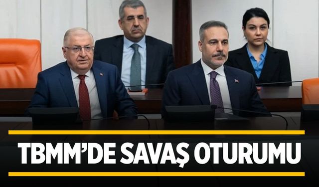 TBMM'de kapalı savaş oturumu!