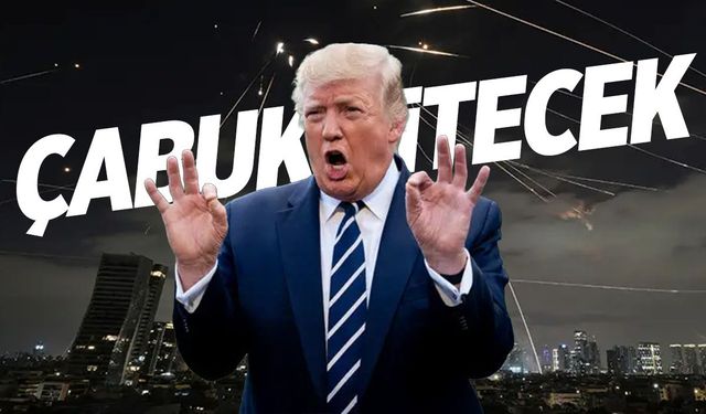 Trump: Bu iş çok çabuk bitecek