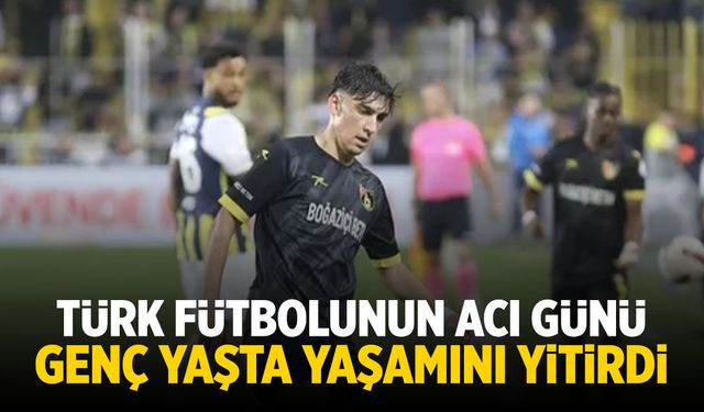 Türk futbolunun acı günü! Genç yaşta yaşamını yitirdi
