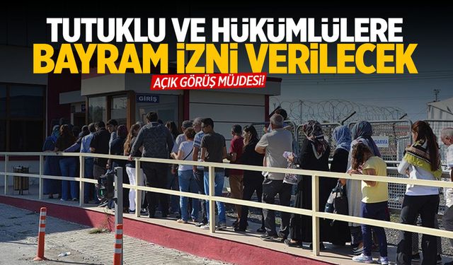 Tutuklu ve hükümlülere bayram izni