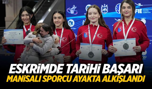 U-17 Kadın Eskrim Takımı Tarih Yazdı: Manisalı Sporcu Ayakta Alkışlandı