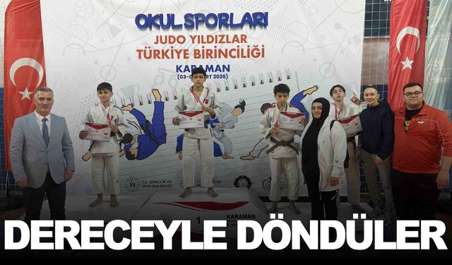Yunusemreli judoculardan Karaman’da üç Türkiye derecesi