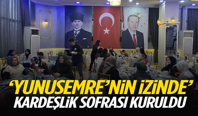 ‘Yunusemre’nin İzinde’ kardeşlik sofrası kuruldu