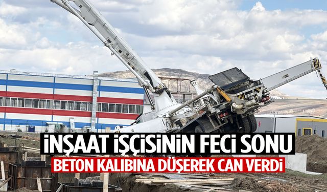 23 yaşındaki inşaat işçisinin feci ölümü: Beton kalıbına düştü