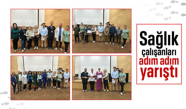 Adım adım sağlığa: Manisa’da sağlık çalışanları yarıştı