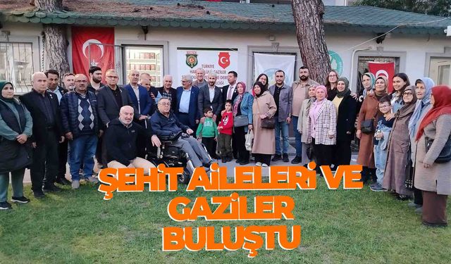 Akhisar’da şehit aileleri ve gaziler buluştu