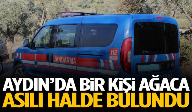 Aydın’da bir kişi ağaca asılı halde bulundu