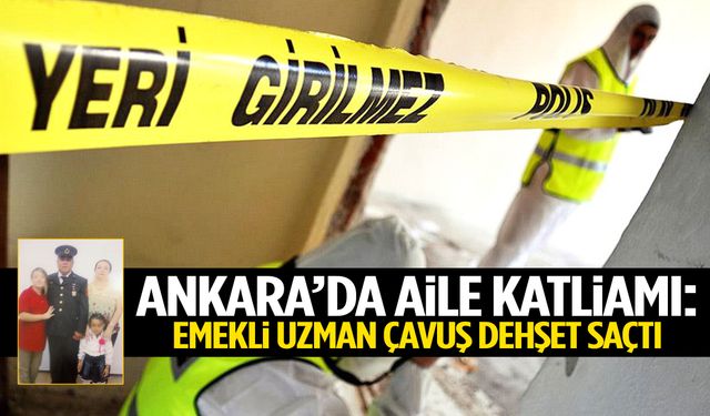 Emekli uzman çavuş ailesini katlettikten sonra intihar etti!