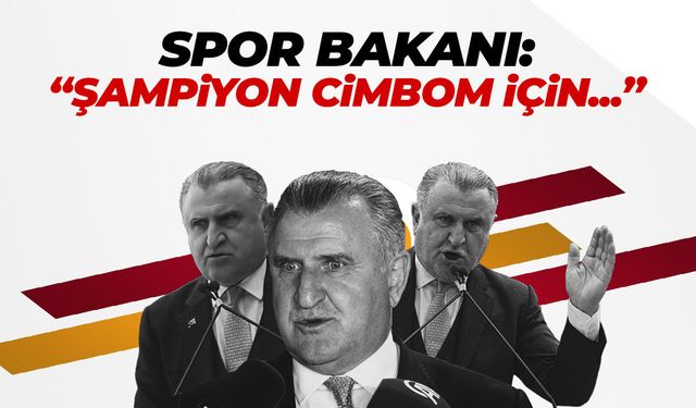 Spor Bakanı Bak'ın açıklamaları gündem oldu