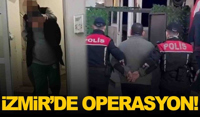 İzmir’de aranan şüphelilere operasyon: 131 kişi yakalandı