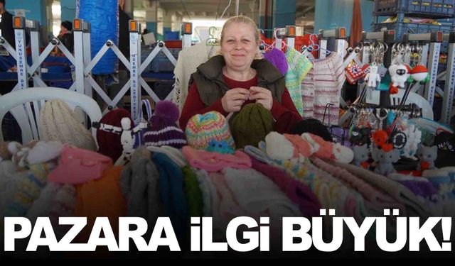 Kadın El Emeği Pazarı’na ilgi büyük... Üretici ile tüketici buluşuyor