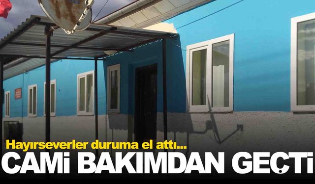 Sarıgöl’de mahalleli cami için seferber oldu