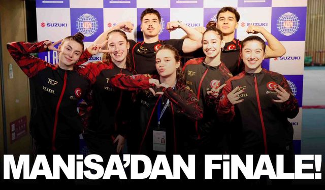 Manisa BBSK Aerobik Cimnastik Dünya Kupası finalinde!