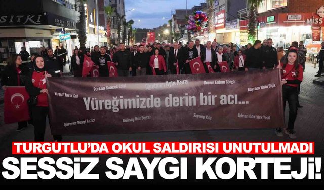 Turgutlu’da Sessiz Saygı korteji: 23 Nisan’da duygusal anlar
