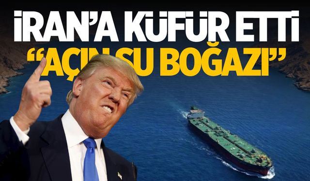 Trump kendini tutamadı! İran'a küfrü bastı