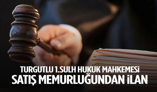 Turgutlu'da 5 taşınmaz ilanı