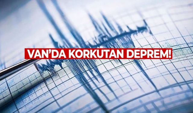 Van’da 5,2 büyüklüğünde deprem
