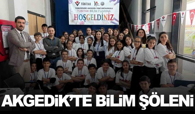 Akgedik TOKİ Ortaokulu’nda bilim şöleni
