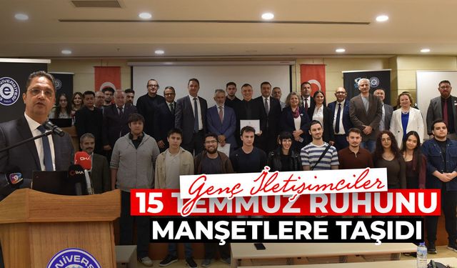 15 Temmuz Manşetleri Gazetecilik Atölyesi İzmir'de gerçekleştirildi