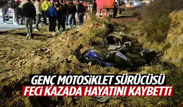 Genç sürücü feci kazada hayatını kaybetti