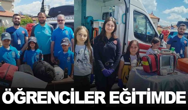 Öğrencilere sağlık bilinci ve sağlıklı yaşam alışkanlıkları anlatıldı