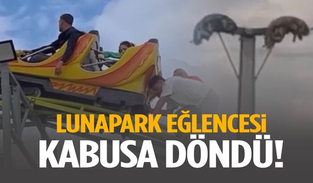 İzmir’de lunapark eğlencesi kabusa döndü!