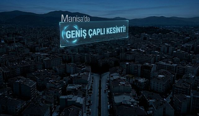 Manisa’da geniş çaplı kesinti var!