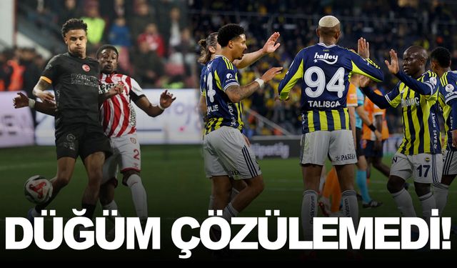 Şampiyonluk düğümü bu hafta çözülemedi