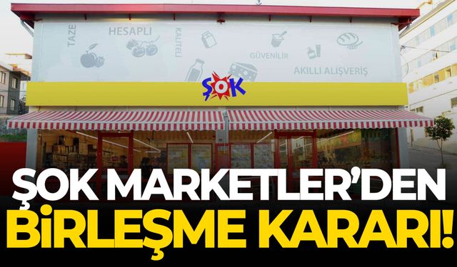 ŞOK Marketler’den birleşme kararı! KAP’a bildirildi…