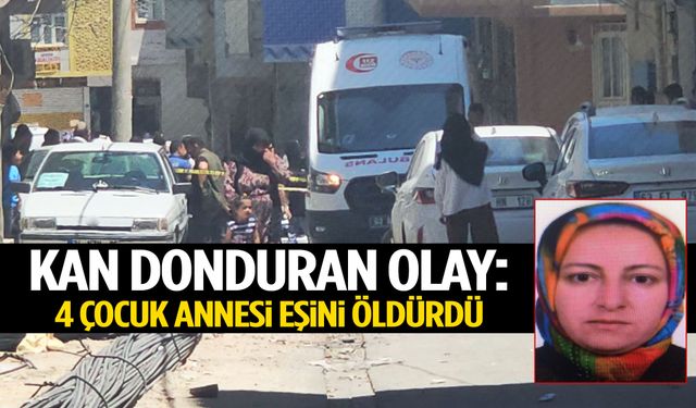 4 çocuk annesi eşini öldürüp intihar süsü verdi