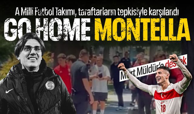 A Milli Futbol Takımı, taraftarların tepkisiyle karşılandı