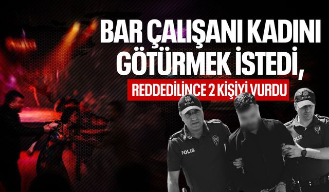 Bar çalışanı kadını götürmek istedi! Uzman çavuş reddedilince 2 kişiyi vurdu...