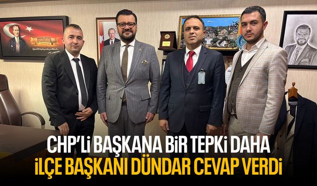 CHP'li Başkana bir tepki de AK Partili Dündar'dan