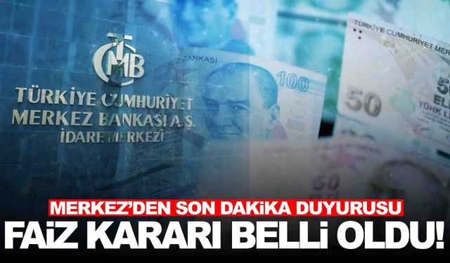 Merkez Bankası faiz kararını açıkladı: Politika faizi yüzde 37’de sabit kaldı