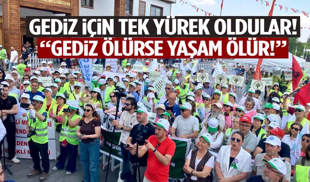 Gediz için tek yürek oldular!